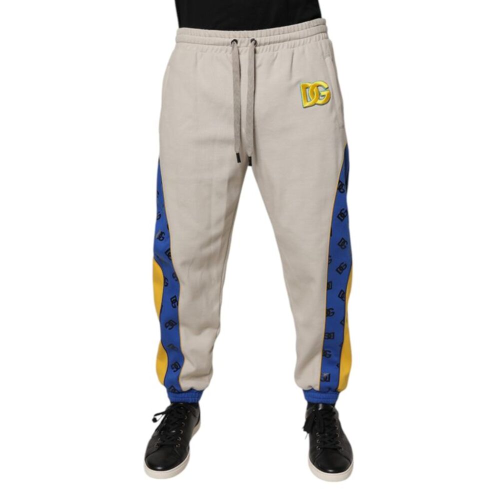 Dolce & Gabbana Multicolor Cotton DG Jogger SweatMen's Men's Pants - Picture 1 of 4